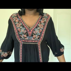 Black long sleeve American Eagle top